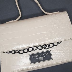 Kendall + Kylie clutch bag with strap